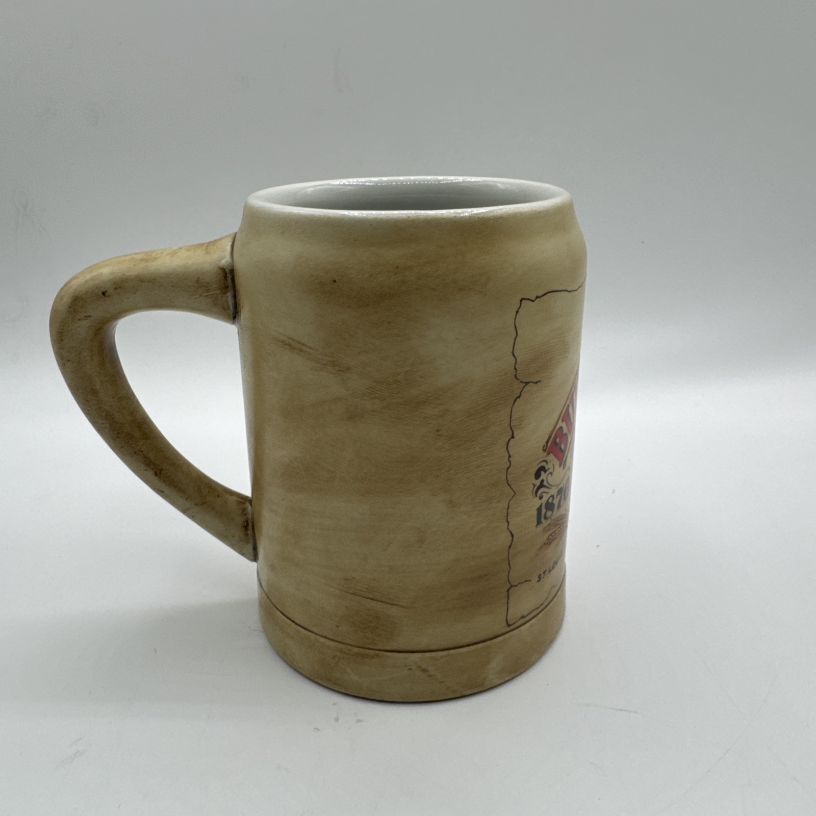 1876-1976 BUDWEISER 100 YEARS ST LOUIS MISSOURI STEIN 5" TALL