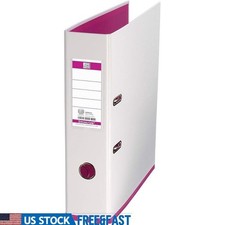 High Quality A4 Document Folder Plastic Finish 80mm Spine Durable File Organizer