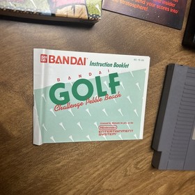 Bandai Golf: Challenge Pebble Beach NES Nintendo Entertainment System With Box