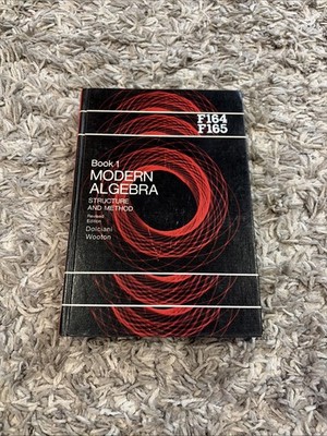 Classic Algebra Textbook Out Of Print. Mint Condition Clean Pages Tight Binding!