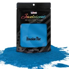 Hawaiian Blue Mica Pearl Powder 3.5oz Cosmetic Grade Resin Soap Slime Makeup Art