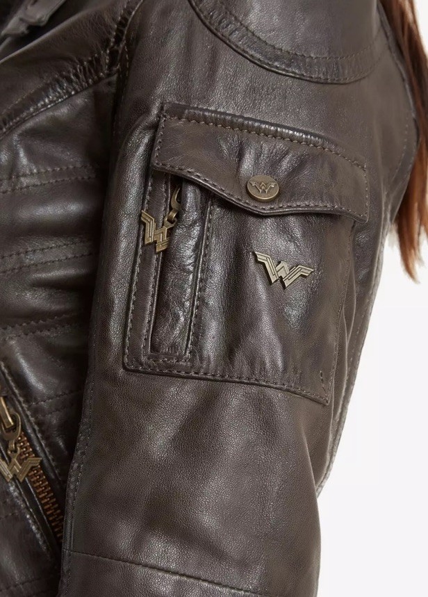 Gypsy By Mauritius Wonder Woman Leather Sherpa Lamb Jacket Join