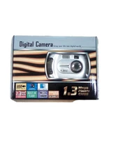 Digital Camera 1.3 Mega Pixels In Box Used battery powered classic