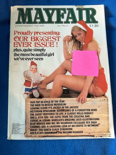 Mayfair Magazine December Dec 1982 Vol 17 No 12 Entertainment For Men