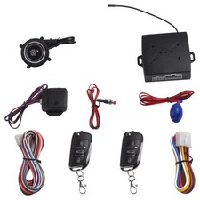 12v Keyless Entry Car Suv Engine One-button Startstop Switch Remote Starter Kit