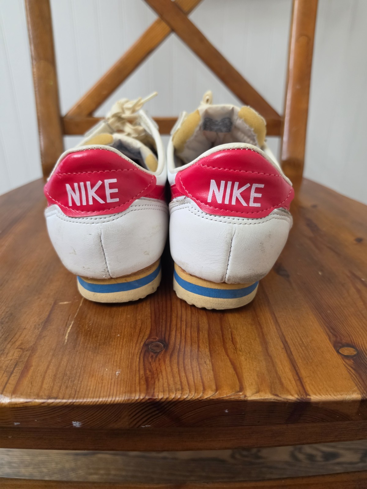 Vintage OG Original Nike Leather Cortez 70s 80s Olympics Forrest Gump Size 12 image 4