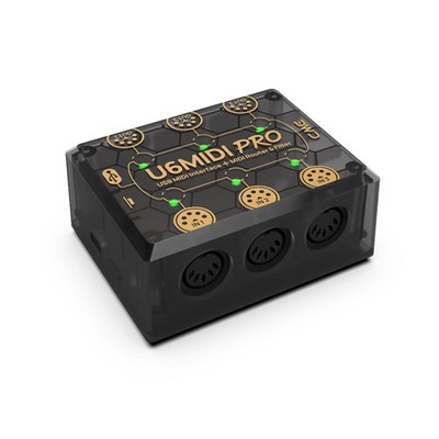 U6MIDI Pro - MIDI Interface with Router, Mapper, and Filter - Plug-and-play USB