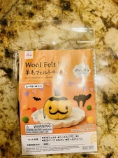 NEW 2025 Daiso Needle Felting Jack O Lantern Halloween Wool Felt Kit