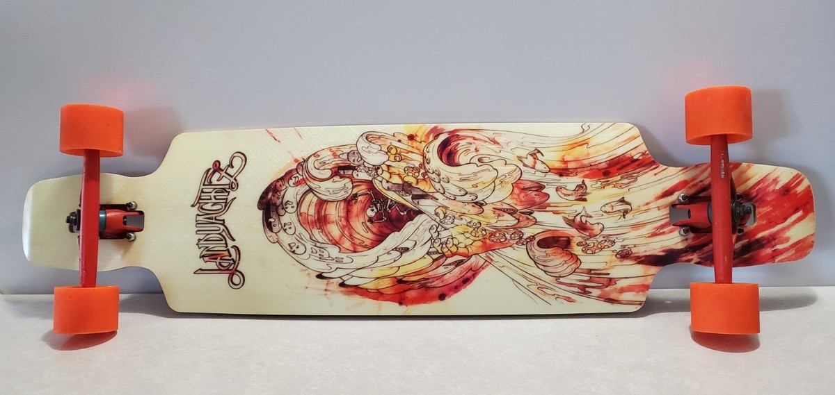 Landyachtz Drop Carve 40 Waves Longboard | eBay