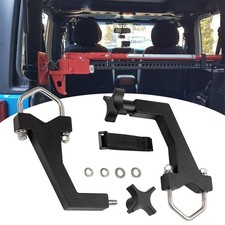 Roll Cage High Lift Jack Mount Brackets Fit For 2007-2017 Jeep Wrangler Black