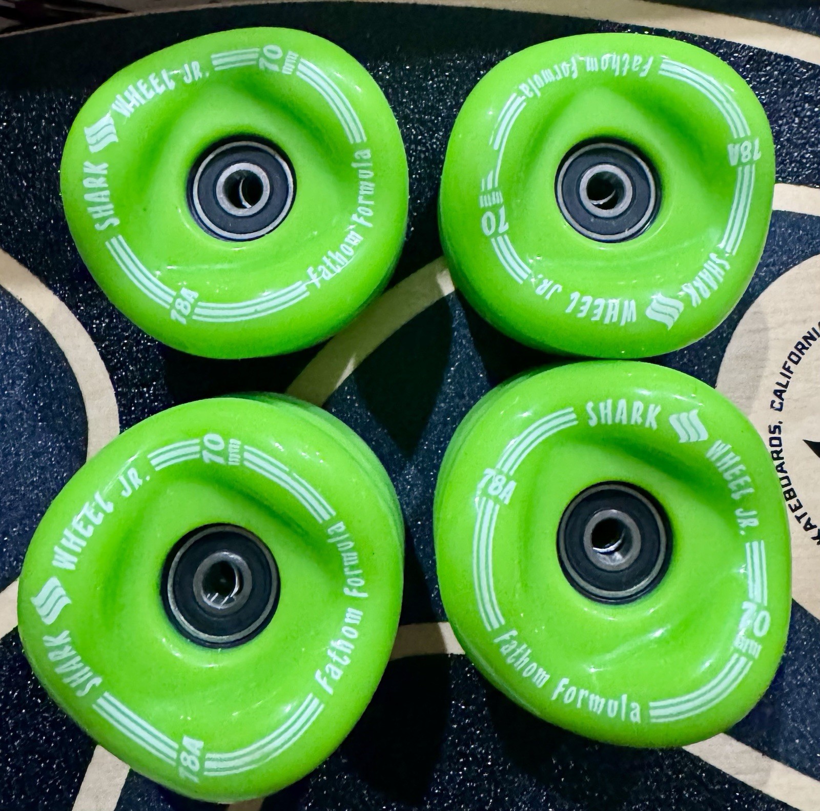 Shark wheel Fathom Jr. 70mm Includes Bearings