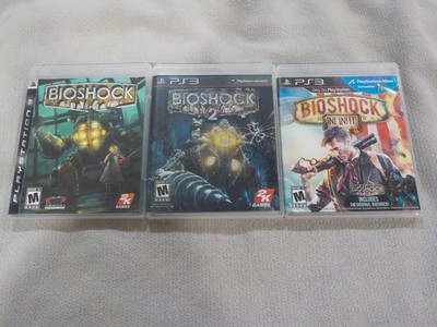 BioShock 1, 2, Infinite Lot Sony PS3 Complete Set!