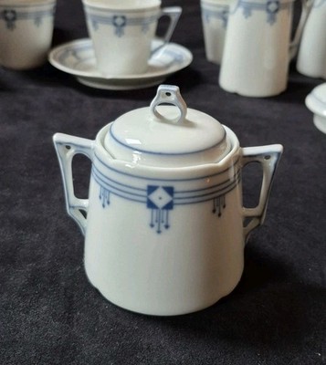 Fürstenberg   Ariana Norma   Zuckerdose 9,5 cm   Jugendstil   Art Deco  (2.)