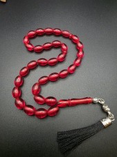 ANTIQUE Egyptian Galalith Rosary 33 Beads Prayer Rosary
