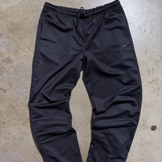 Nike black track pants with drawstring waist #athleisure #tracksuit size XL