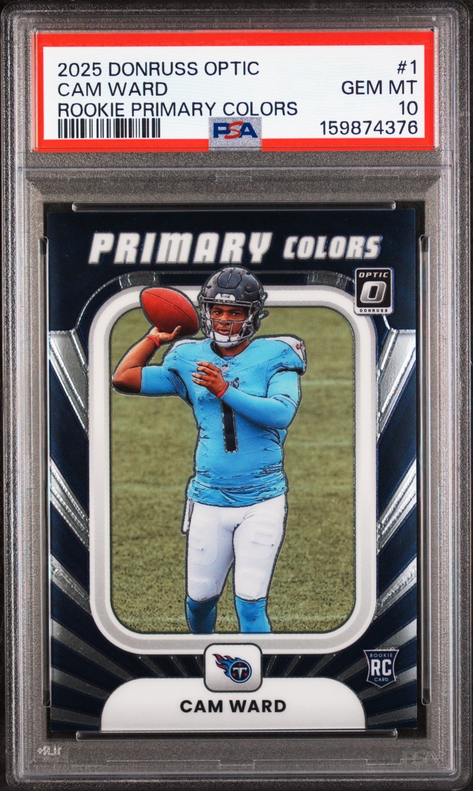 2025 Panini Cam Ward Primary Colors PSA 10
