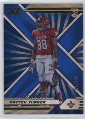 2021 Panini XR Rookies Blue 2/199 Payton Turner #124 Rookie RC 04t5