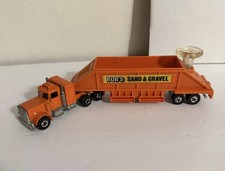 Hot Wheels Steering Rigs Peterbilt Semi Truck Bobs Sand Gravel Trailer 1980 Hot Wheels Steering Rigs Peterbilt Semi Truck Bobs Sand Gravel Trailer 1980