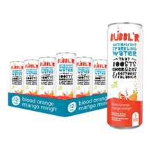 BUBBL R Blood Orange Mango Antioxidant Sparkling Water 12 Cans 12 Fl Oz