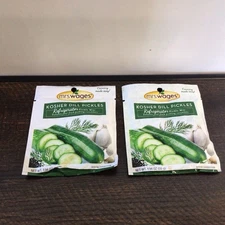 2 Pack Mrs Wages Kosher Dill Pickle Quick Process Pickle Mix Unexpired 1.94 Oz