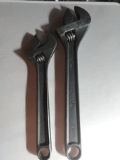 Adjustable Wrench Set By Proto,  USA,  Excellent Condition,10"(710S), 8"(708S)