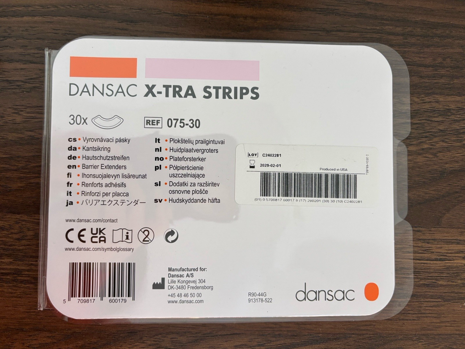 dansac-x-tra-strips-4-packs-120-piece-for-stoma-care-ebay-uk