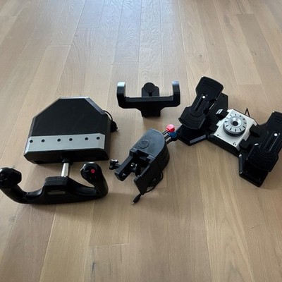 Thrustmaster T300RS Racing Wheel Base Bundle w/ Pedals & Shifter Mount