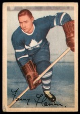 1953-54 Parkhurst VG/EX Fern Flaman #14