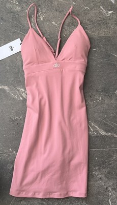 strapless open back dress Women Plus Size Solid Pink Dobby Weave Square Neck Thigh-High Slit Fit &  Flare Maxi Dress
