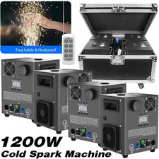 1200W Cold Spark Machine Party Stage Sparkle DJ Party Show With Flight Case
