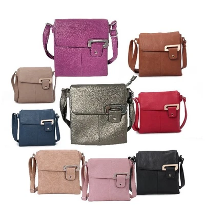 LONG & SON LONG&SON Women’s CrossBody Shoulder Strap Messenger Bag 9 Colours Holiday F9729.