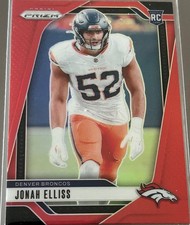 JONAH ELLISS RC 2024 PANINI PRIZM RED REFRACTOR ROOKIE SSP