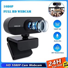 USB Webcam 1080P Full HD Mini Web Camera PC Cam With Mic Support Desktop Laptop
