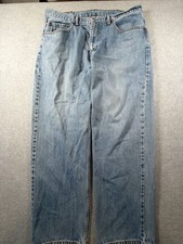 Vintage Levi's 550 Relaxed Fit Straight Leg Light Wash Denim Jeans