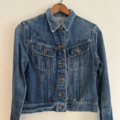 Vintage Lee 101-J Denim Jacket Size Small 60s 70s Riders