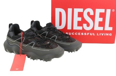 DIESEL S-Prototype P1 Herren Sneaker EU42 Schwarz Low Top Schnürschuhe