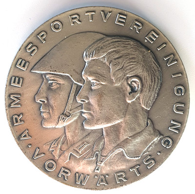 Medaille Armeesportvereinigung Vorwärts ASV DTSB СКДА CCCP SKDA UdSSR DDR NVA vf