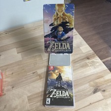 Zelda Breath Of The Wild z niestandardową stalową książką Wysoka jakość Nowa na Switch