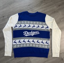Ugly Christmas sweater Los Angeles Dodgers MLB Sweater XL Blue & White