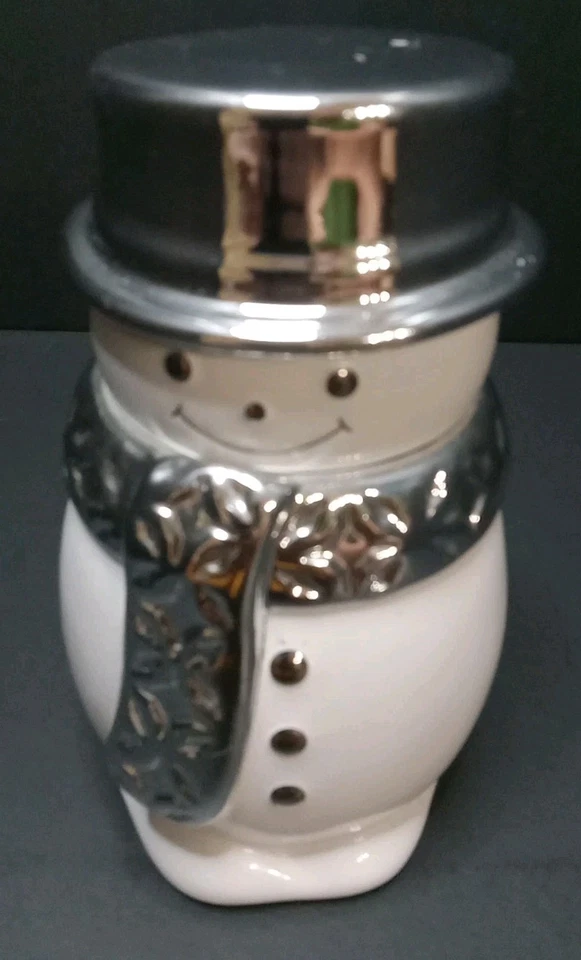 Vela muñeco de nieve de invierno Bath & Body Works Slatkin & Co 5,5 onzas 2009 Foto 2 de 4