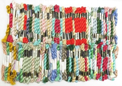 DMC & Anchor Pearl Cotton #5 Thread Large Lot of 80+ Many Colors