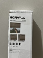 Brand New IKEA HOPPVALS Beige Cellular Blind 58.5x163 cm 23x64 " 