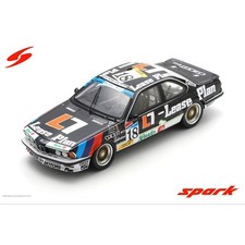 Spark 1/43 BMW 635 CSi No.18 Waterloo Motor Lease Plan 24H Spa 1987