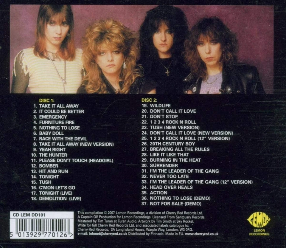 Girlschool The Singles 2-CD NEW SEALED 2007 Hit And Run/Please Don't Touch+ - Image 2 of 4