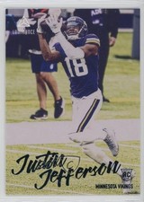2020 Panini Chronicles Luminance Update Rookies Green Justin Jefferson #217 4d3