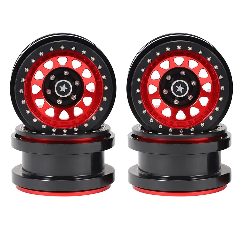 CNC 2.9” Beadlock Wheel Hub Rim For 1/6 RC Crawler Car Axial SCX6 Jeep Wrangler - Image 3 of 4