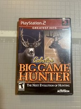 Cabela’s Big Game Hunter Ps2 (Greatest Hits) FACTORY SEALED