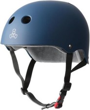Helmet Skateboarding BMX, Triple Eight THE Certified Sweatsaver Navy Matte, XS/S
