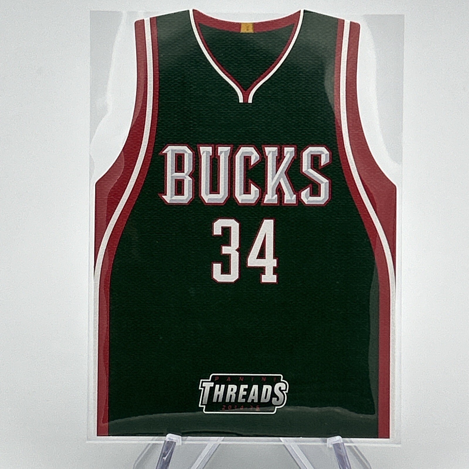 Giannis Antetokounmpo 2014-15 PANINI THREADS JERSEY CARD EBAY 1/2 SP Insert