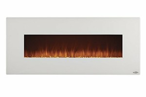 Touchstone Ivory Wall Hanging Heated Electric Fireplace 50 Inch